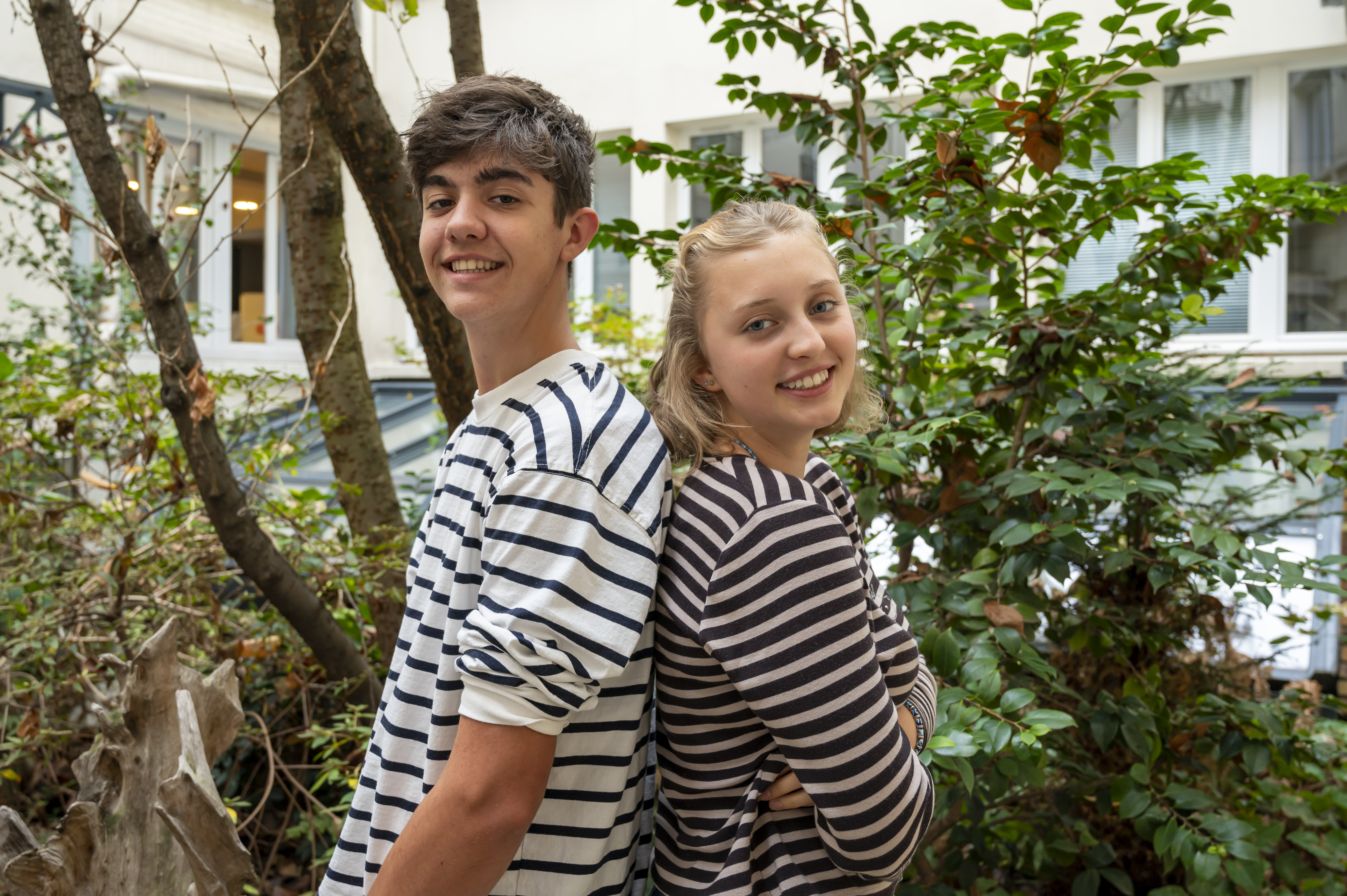 Deux participants au programme Voltaire