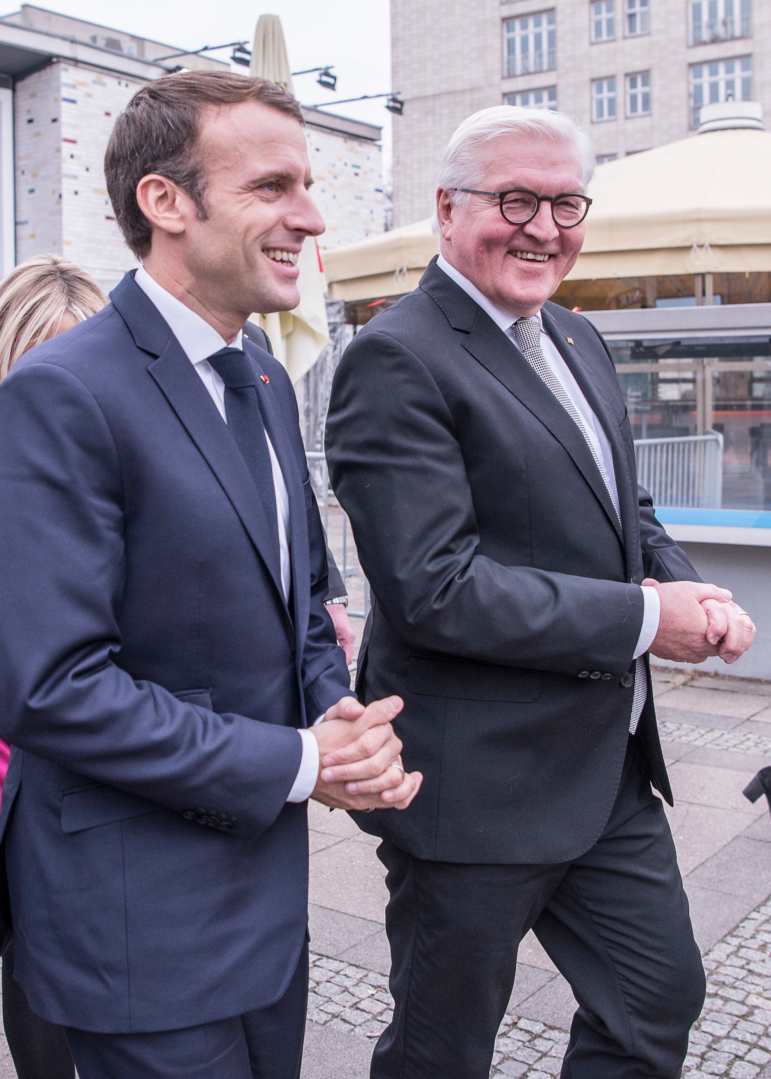 Frank-Walter Steinmeier und Emmanuel Macron