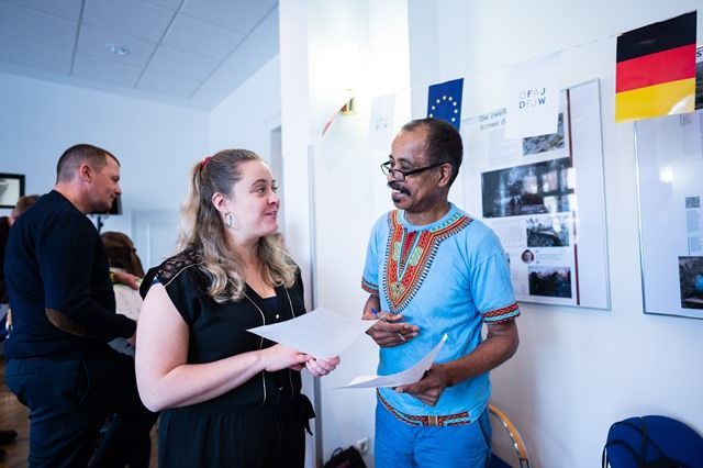 Discussions lors de notre réunion de réseau à Leipzig en 2023