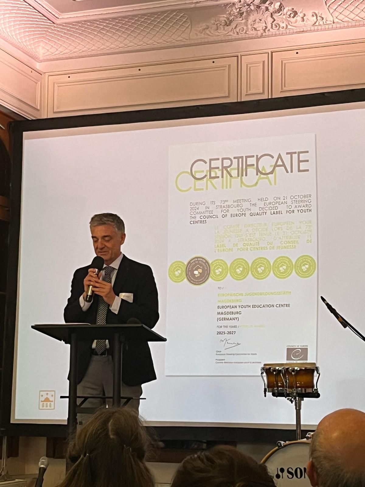 Auszeichnung europäische Jugendbildungsstätte