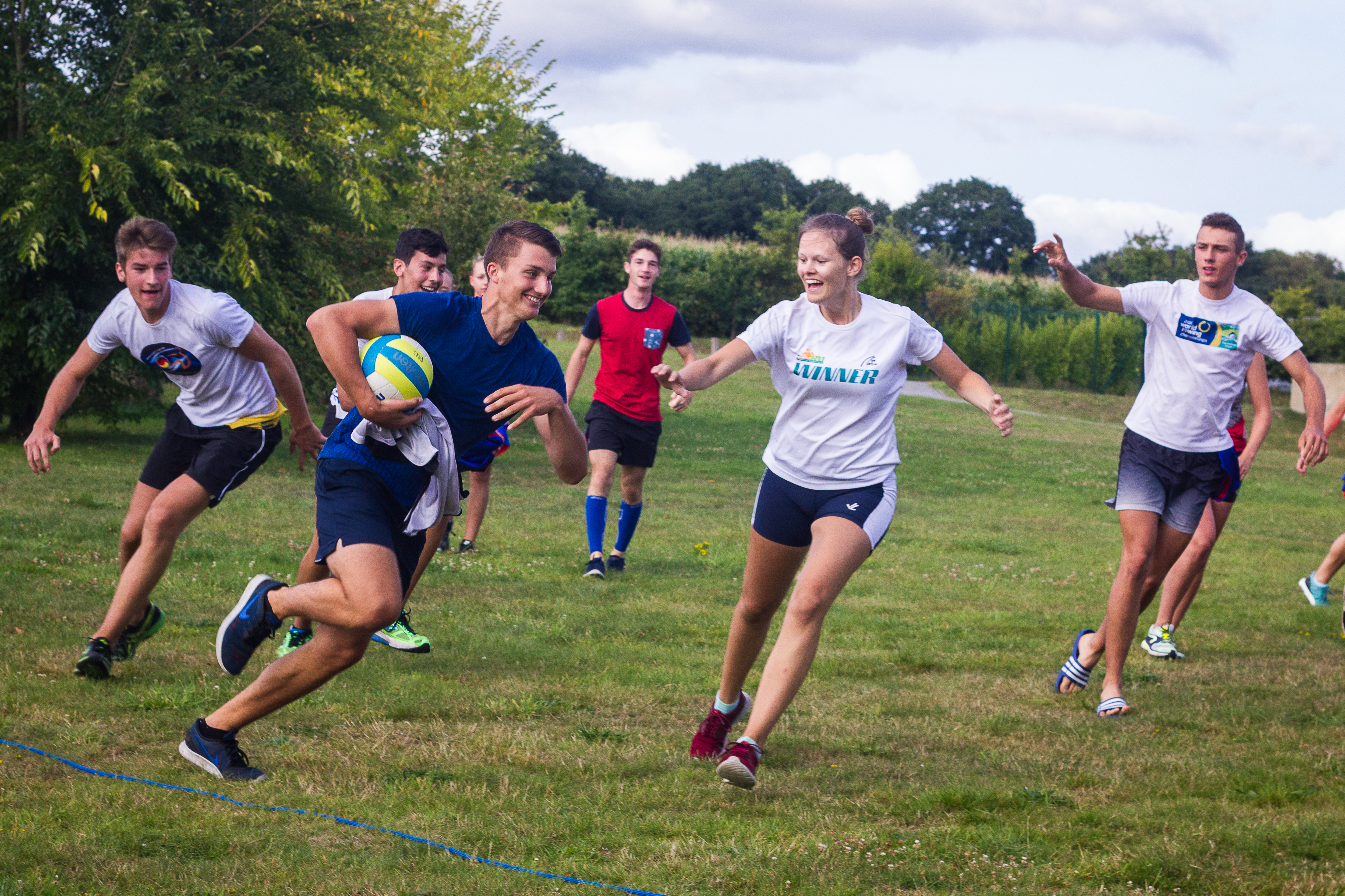 Jugendliche beim Sport