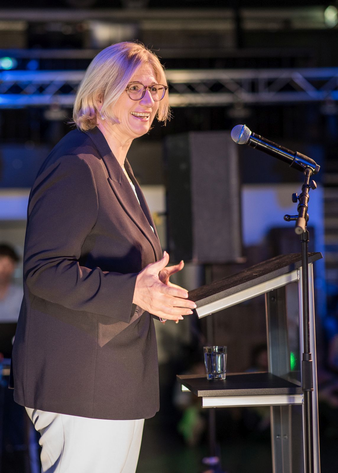Anke Rehlinger, ministre-présidente de la Sarre, présidente du Bundesrat et plénipotentiaire d'Allemagne, chargée des relations culturelles franco-allemandes