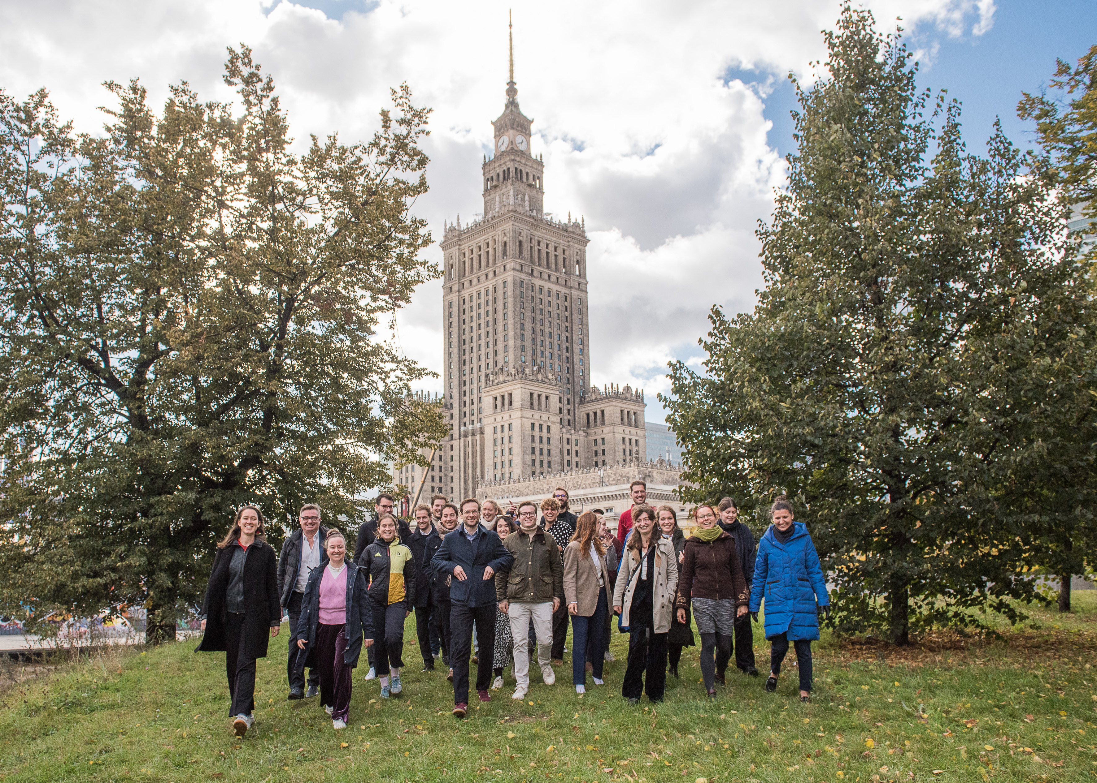 Photo de groupe de la 3e promotion de la Génération Europe