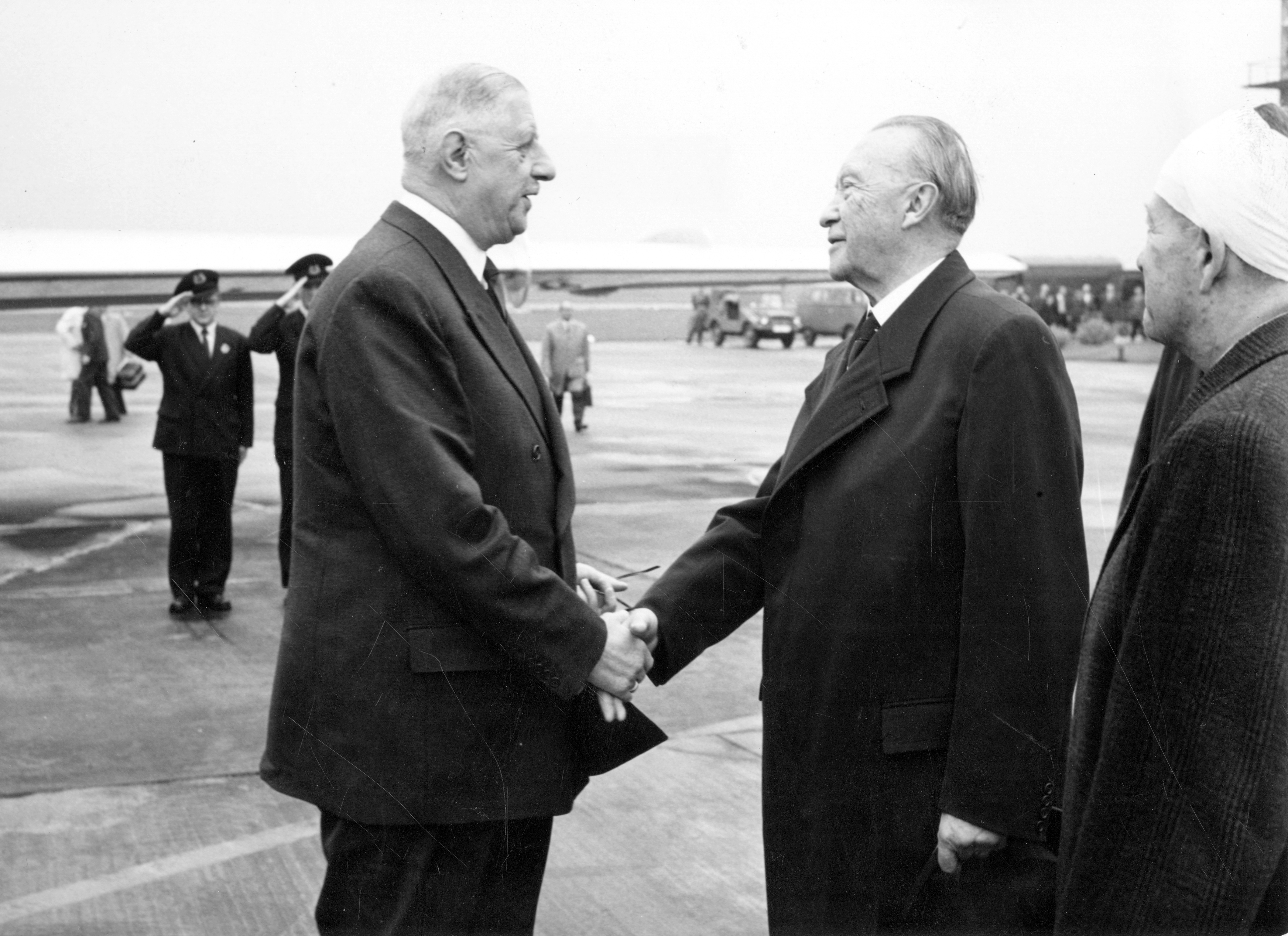 1963 De Gaulle und Adenauer