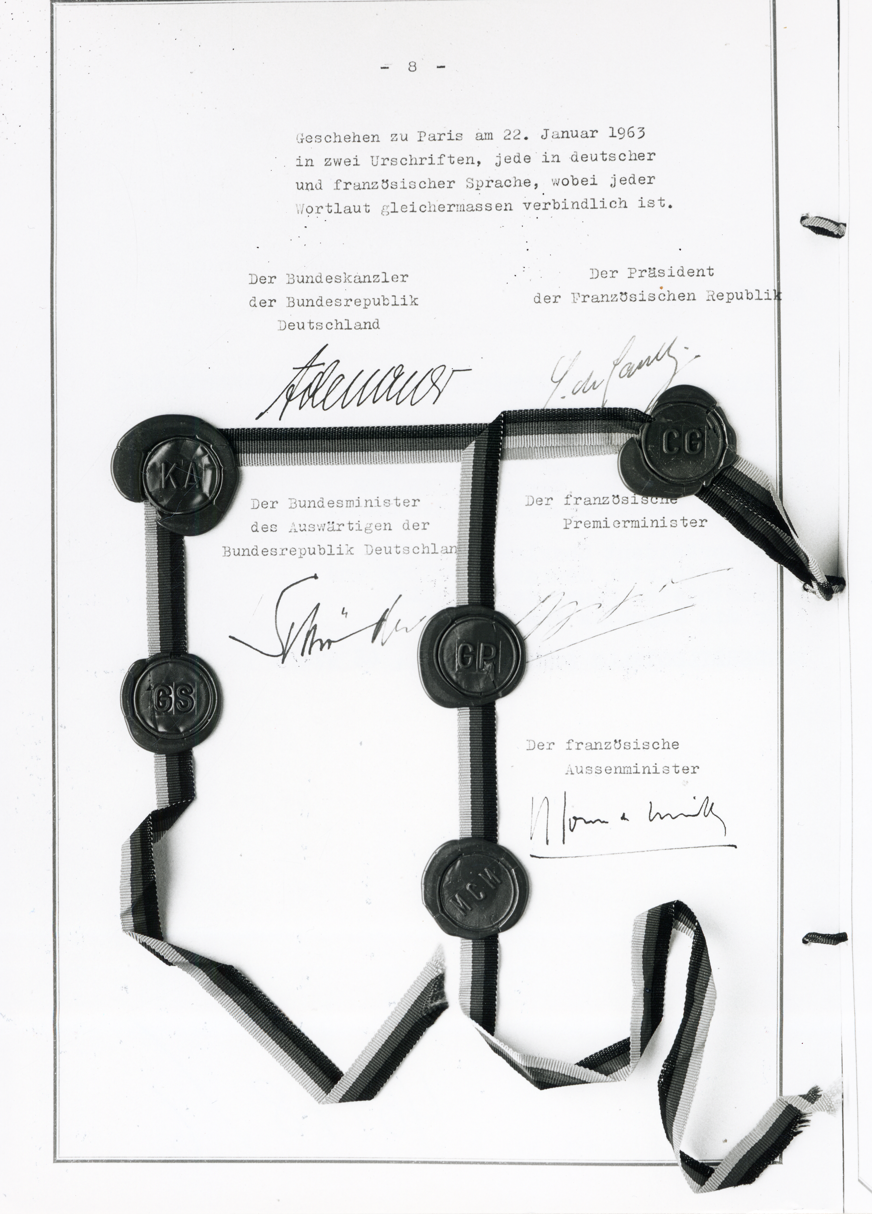 1963- Élysee Vertrag