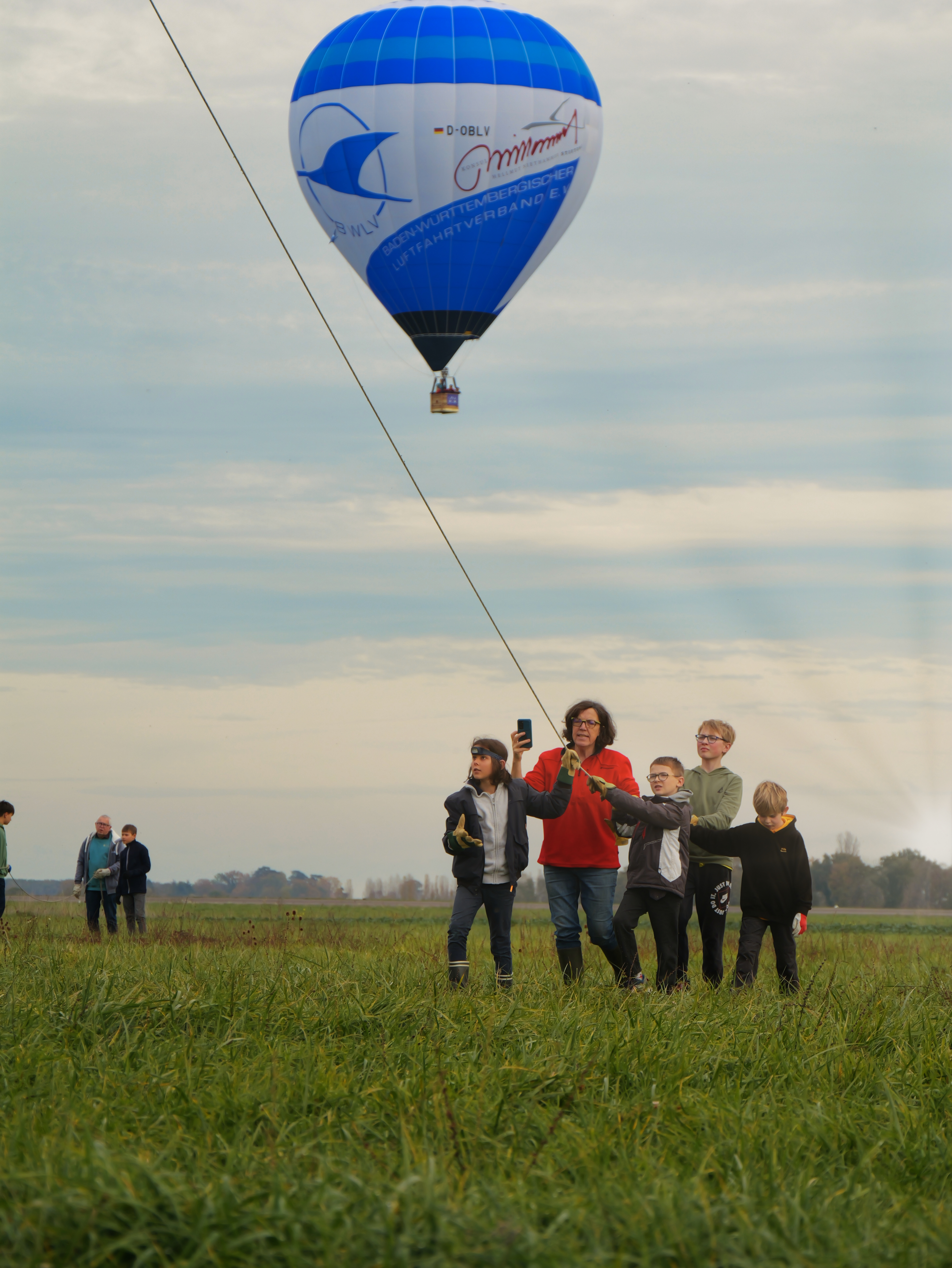 Lancement des montgolfières