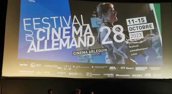 Affiche du festival du cinema allemand au cinema Arlequin