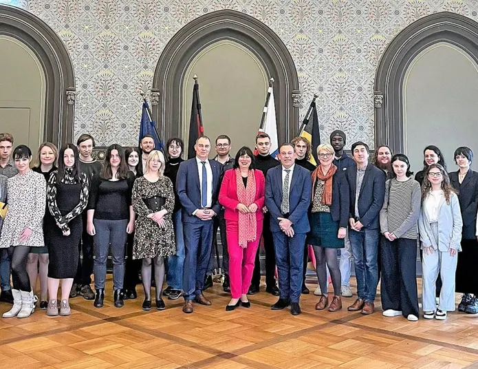 Photo de groupe du programme &quot;L’Europe commence dans ta ville !&quot;