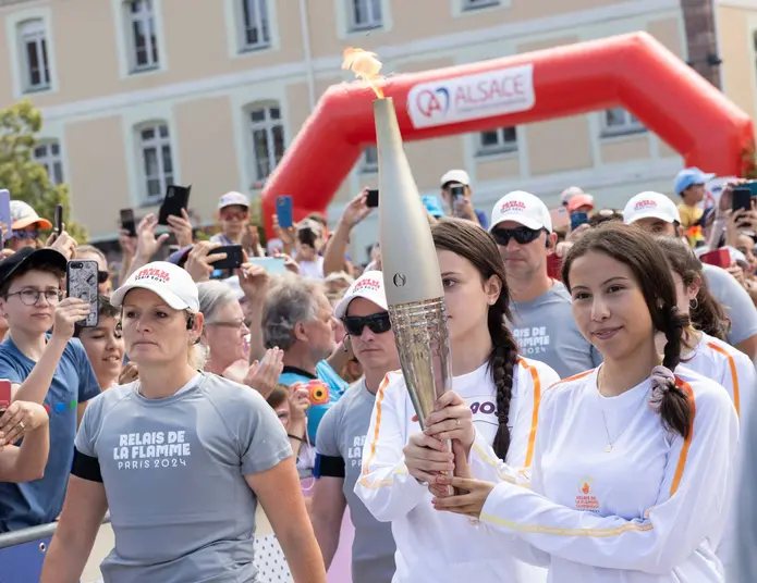 Relais de la flamme olympique franco-allemand