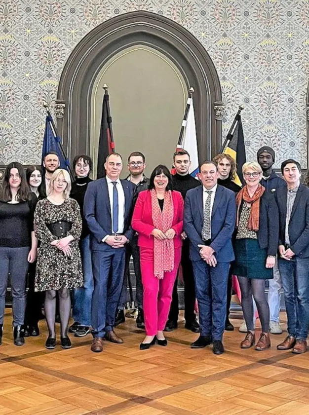 Photo de groupe du programme "L’Europe commence dans ta ville !"