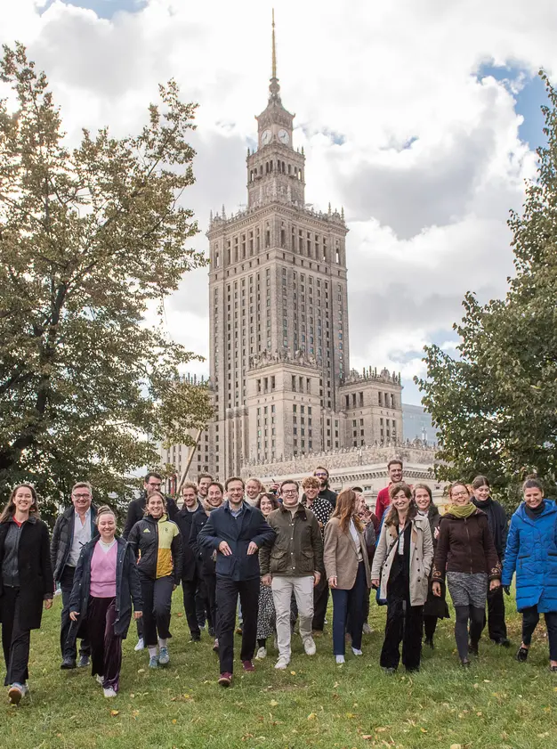 Photo de groupe de la 3e promotion de la Génération Europe