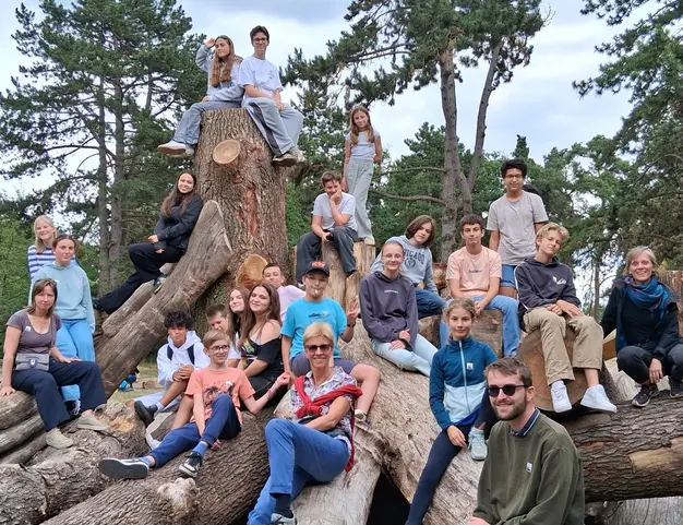 Lors du cours de langue en tandem 2025 en Allemagne