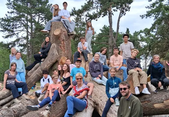 Lors du cours de langue en tandem 2025 en Allemagne