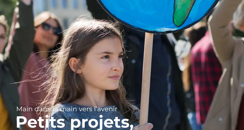 Projektausschreibung: Kleine Projekte, großer Handabdruck