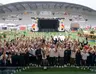 Photo de groupe lors de la visite d'Olaf Scholz