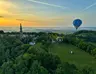 Premier vol en montgolfière des trois participants