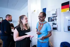 Discussions lors de notre réunion de réseau à Leipzig en 2023