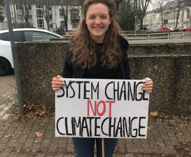 system change not climate change