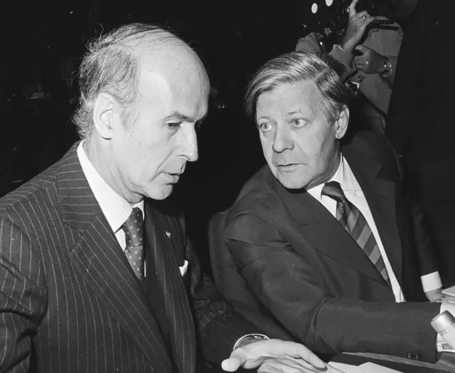 Valéry Giscard d'Estaing &amp; Helmut Schmidt 1976